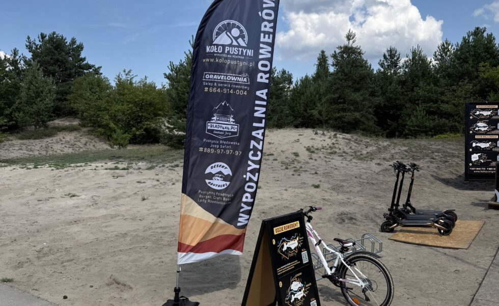 Ścieżka velo na Pustyni Błędowskiej - zdjecie