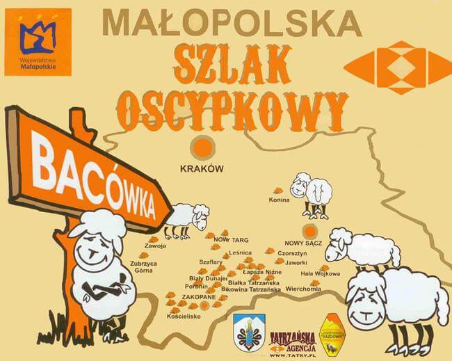 Małopolskie - Szlak Oscypkowy